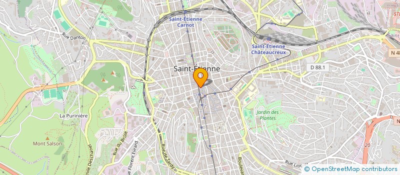 localisation de l'entreprise INDIVISION ROBERT PERNOT à SAINT-ETIENNE