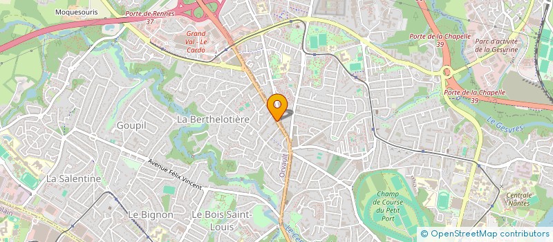 localisation de l'entreprise INDIVISION ROBIN à ORVAULT