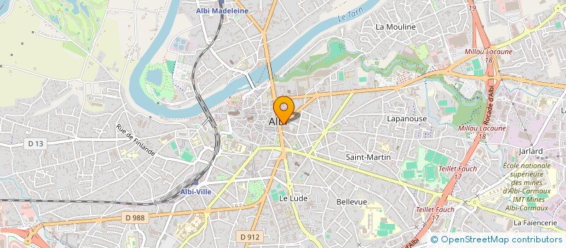 localisation de l'entreprise INDIVISION ROBIN VALER à ALBI