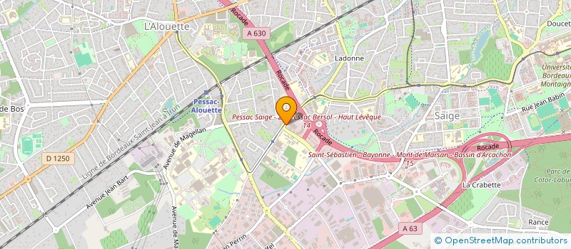 localisation de l'entreprise INDIVISION ROBINEAU JULIEN ET NA à PESSAC