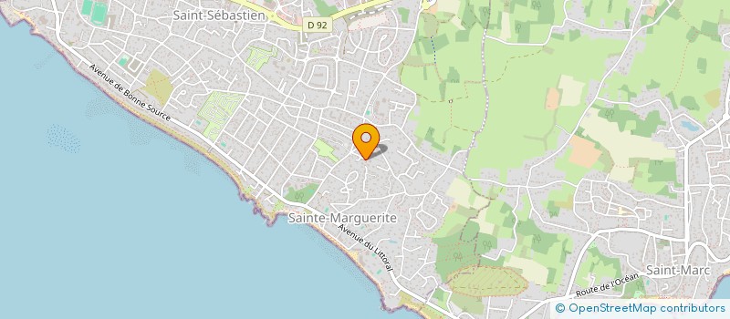 localisation de l'entreprise INDIVISION ROBINO ET BERTIN à PORNICHET