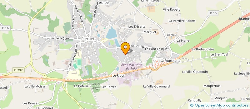 localisation de l'entreprise INDIVISION ROBLET à PLEMET
