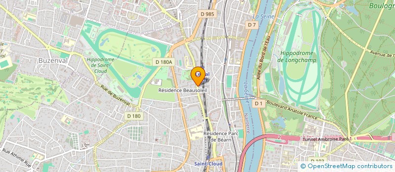 localisation de l'entreprise INDIVISION ROC / BABOU  SAINT-CLOUD