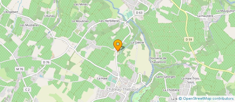 localisation de l'entreprise INDIVISION ROCH ET JAMOIS  CHATEAU-THEBAUD