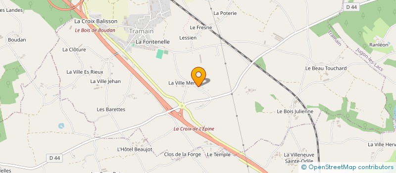 localisation de l'entreprise INDIVISION ROCHARD  TRAMAIN