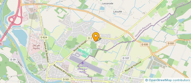 localisation de l'entreprise INDIVISION ROCHDIE  AIRE-SUR-L'ADOUR