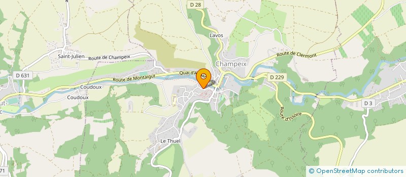 localisation de l'entreprise INDIVISION ROCHE à MONTAIGUT-LE-BLANC