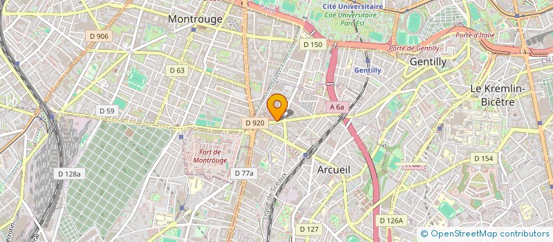 localisation de l'entreprise INDIVISION ROCHE  ARCUEIL