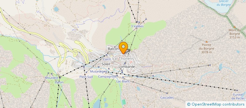 localisation de l'entreprise INDIVISION ROCHE BLANCHE 133  LES BELLEVILLE