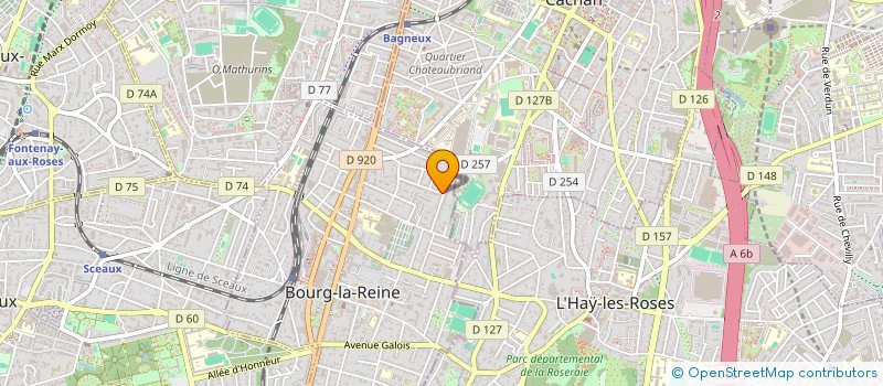 localisation de l'entreprise INDIVISION ROCHE DELATTRE à BOURG-LA-REINE