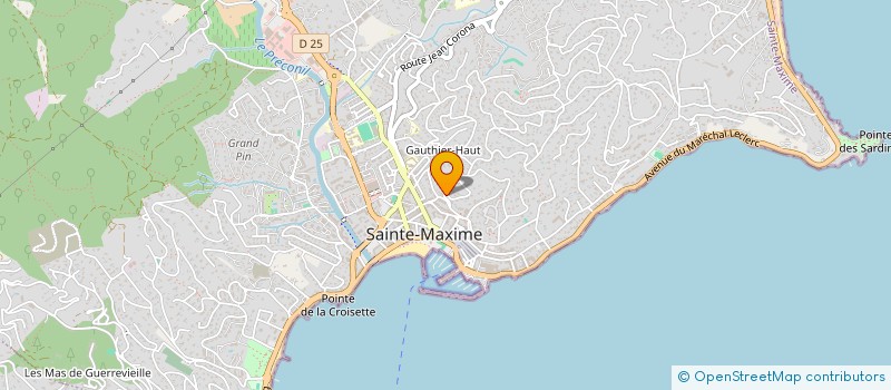 localisation de l'entreprise INDIVISION ROCHEFORT CLAUDOT à SAINTE-MAXIME