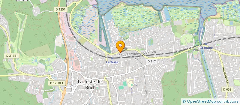 localisation de l'entreprise INDIVISION ROCHEFORT DOUILLARD à LA TESTE-DE-BUCH