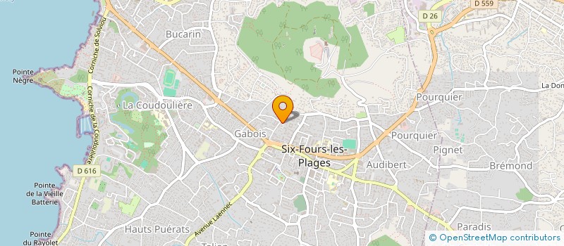 localisation de l'entreprise INDIVISION ROCHER à SIX-FOURS-LES-PLAGES
