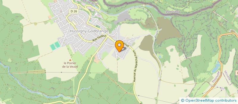 localisation de l'entreprise INDIVISION ROCHETTE DOLISI  HUSSIGNY-GODBRANGE