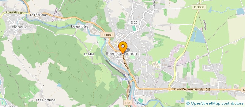 localisation de l'entreprise INDIVISION ROCHETTE PERRET  BOEN-SUR-LIGNON