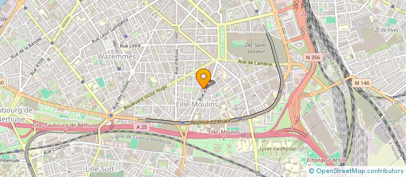 localisation de l'entreprise INDIVISION ROELENS  LILLE