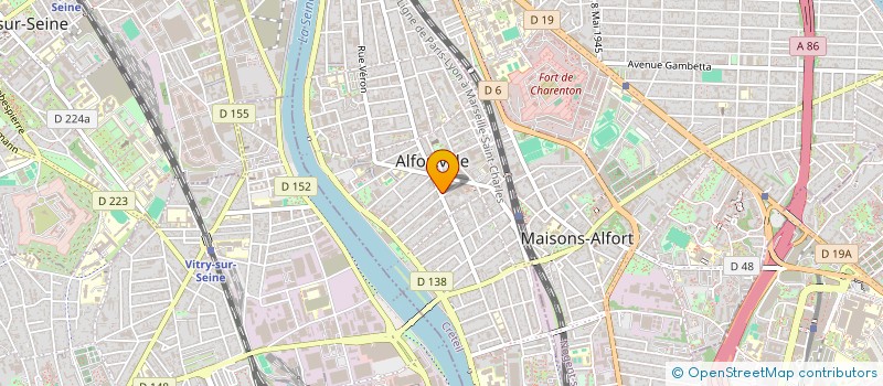 localisation de l'entreprise INDIVISION ROGEON à ALFORTVILLE