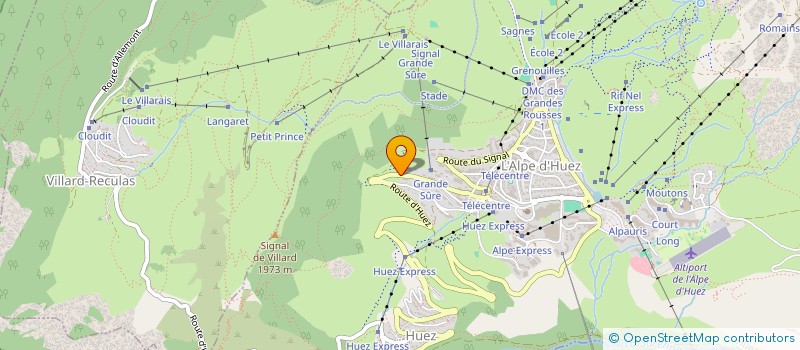 localisation de l'entreprise INDIVISION ROGER - VON RAKOWSKI  HUEZ