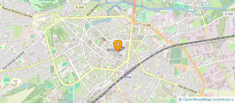localisation de l'entreprise INDIVISION ROGERE à ARRAS