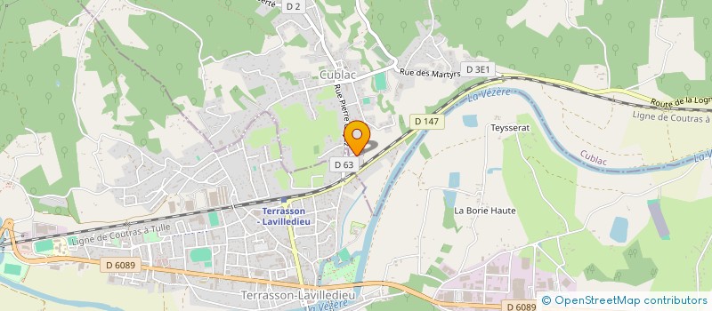 localisation de l'entreprise INDIVISION ROGNON N ET RAYMOND D  CUBLAC