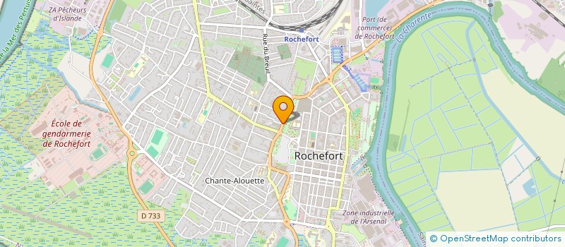 localisation de l'entreprise INDIVISION ROIRAND  ROCHEFORT