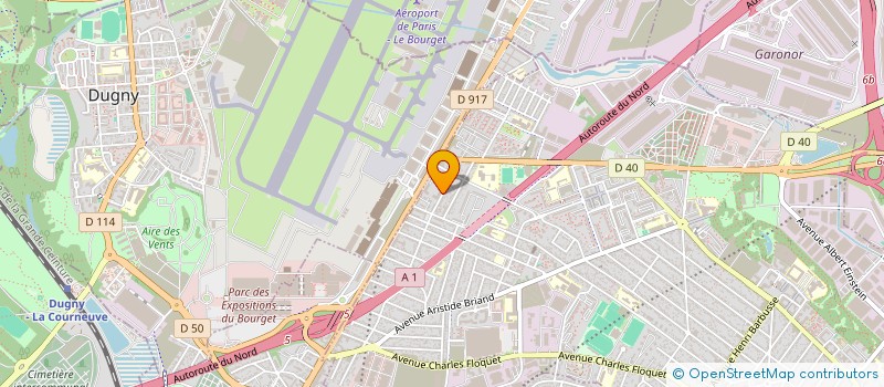 localisation de l'entreprise INDIVISION ROLAND GARROS  LE BLANC-MESNIL