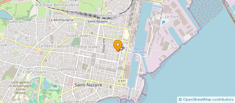 localisation de l'entreprise INDIVISION ROLLAND MARTIN  SAINT-NAZAIRE