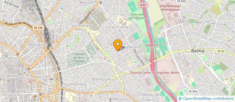 localisation de l'entreprise INDIVISION ROLLE  TOULOUSE