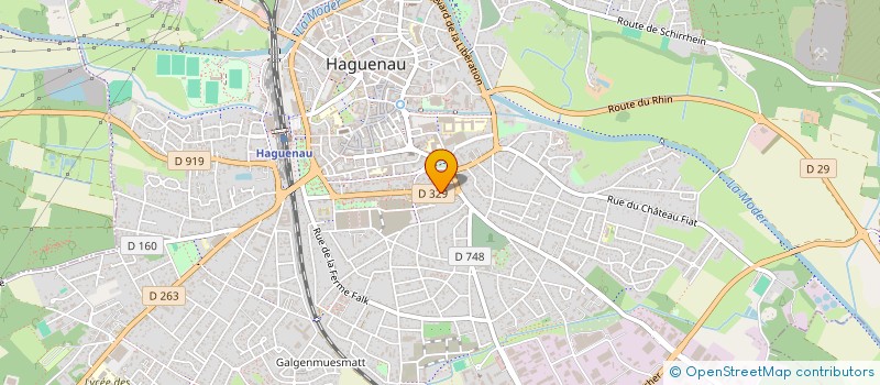 localisation de l'entreprise INDIVISION ROLLET ANDRE  HAGUENAU