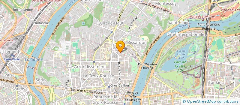 localisation de l'entreprise INDIVISION ROLLET PETITJEAN  LYON