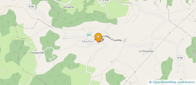 localisation de l'entreprise INDIVISION ROLLIN  LA BASTIDE SOLAGES