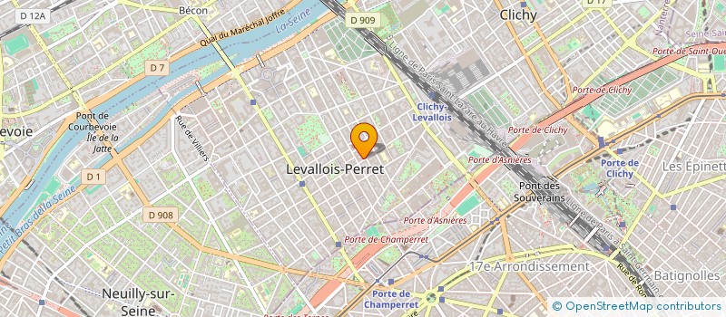 localisation de l'entreprise INDIVISION ROMAIN FLORENCE CELINE GACON à LEVALLOIS-PERRET