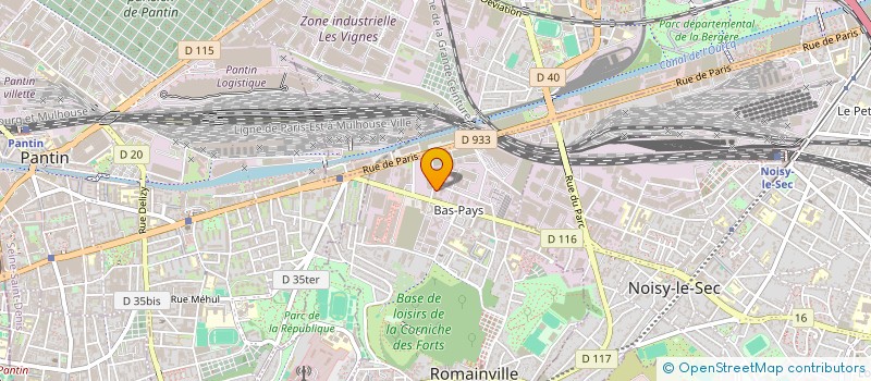 localisation de l'entreprise INDIVISION ROMAINVILLE à ROMAINVILLE