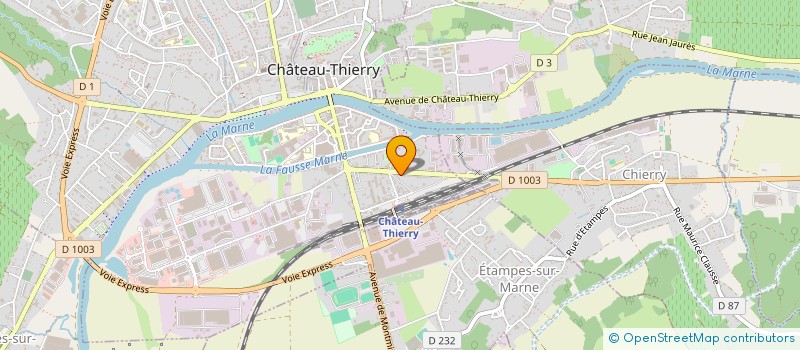 localisation de l'entreprise INDIVISION ROMAN MILEA  CHATEAU-THIERRY