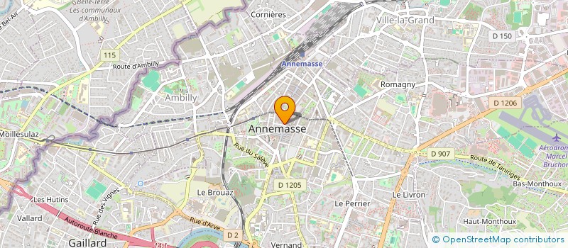 localisation de l'entreprise INDIVISION ROMANET-TIBERGHIEN à ANNEMASSE