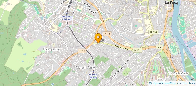 localisation de l'entreprise INDIVISION ROMANO - DELEPORTE  SAINT-GERMAIN-EN-LAYE