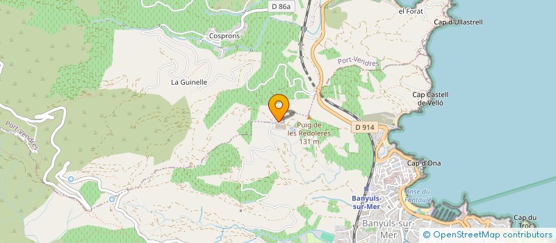 localisation de l'entreprise INDIVISION ROME  PORT-VENDRES