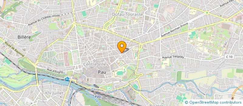 localisation de l'entreprise INDIVISION RONDEAUX à PAU