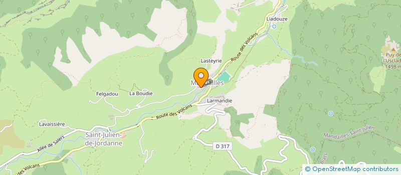 localisation de l'entreprise INDIVISION RONGIER-REYGADE à MANDAILLES-SAINT-JULIEN