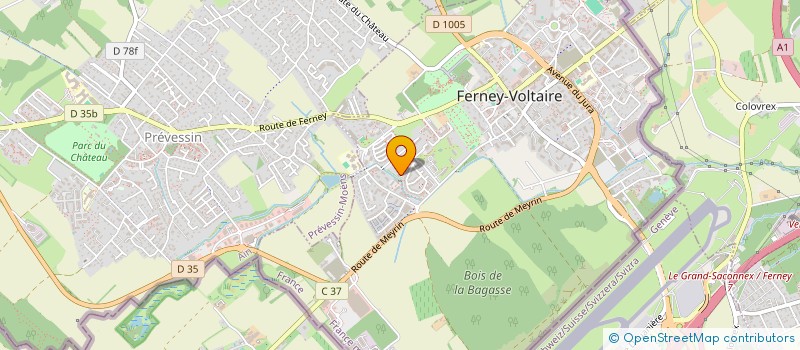 localisation de l'entreprise INDIVISION RONOT à FERNEY-VOLTAIRE