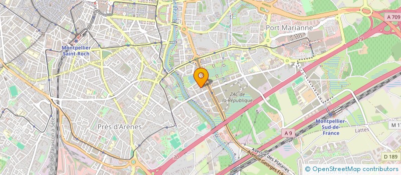 localisation de l'entreprise INDIVISION ROQUE PHILIPPE ET MARIE PAULE à MONTPELLIER