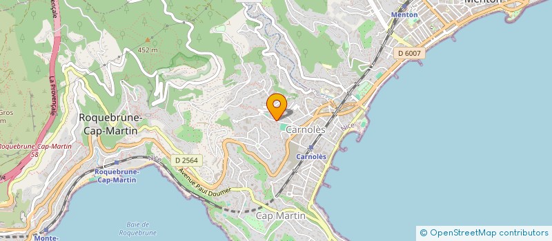 localisation de l'entreprise INDIVISION ROQUEBRUNE CAP MARTIN  ROQUEBRUNE-CAP-MARTIN