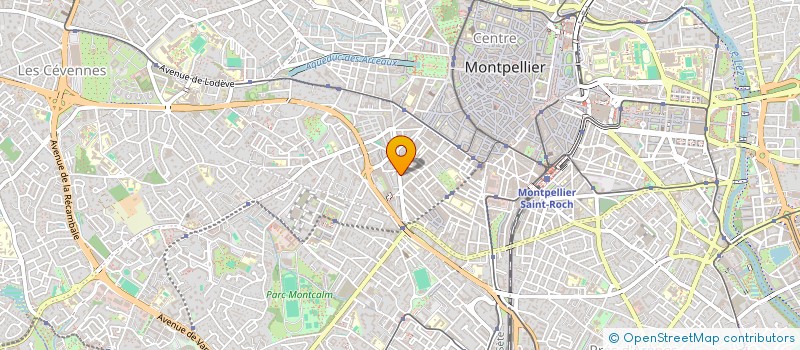 localisation de l'entreprise INDIVISION ROQUEFORT MM  MONTPELLIER