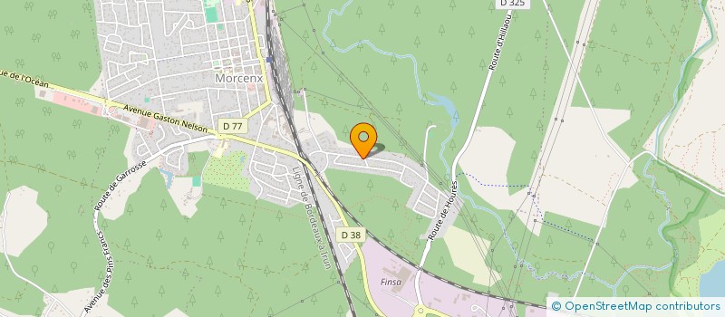 localisation de l'entreprise INDIVISION ROQUES  MORCENX-LA-NOUVELLE