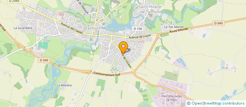 localisation de l'entreprise INDIVISION ROQUES à TALMONT-SAINT-HILAIRE