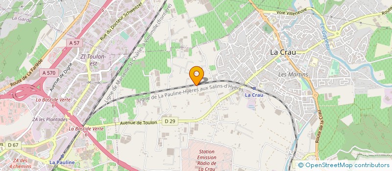 localisation de l'entreprise INDIVISION ROSAN à LA CRAU