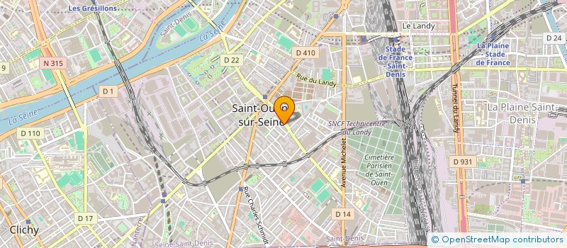 localisation de l'entreprise INDIVISION ROSE LE FAOU à SAINT-OUEN-SUR-SEINE