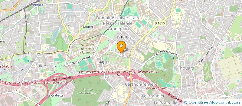 localisation de l'entreprise INDIVISION ROSELYNE MAGOGA  PESSAC