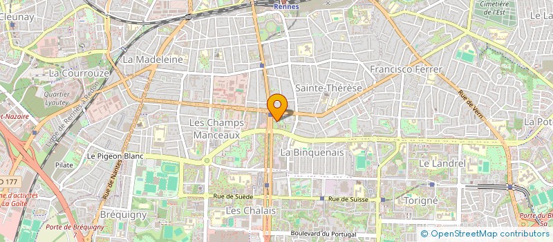 localisation de l'entreprise INDIVISION ROSMORDUC GUILLAUME ET LE THUC LUCIE  RENNES