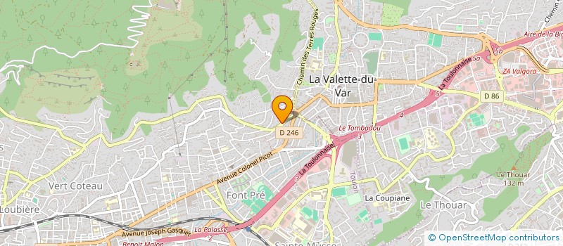 localisation de l'entreprise INDIVISION ROSPARS-LIAUTAUD LMNP  TOULON